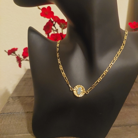 Jewelry - Gold Plated Hamsa Chain Necklace